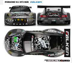 RS4 SPORT 3 FLUX FALKEN RTR WITH PORSCHE 911