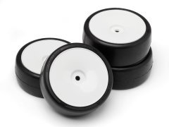 HPI CHALLENGE TIRE 30C (GLUED/DISH WHEEL/4pcs)