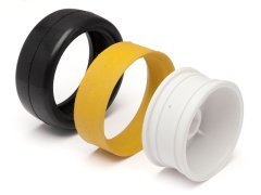 HPI CHALLENGE TIRE 30C (GLUED/DISH WHEEL/4pcs)