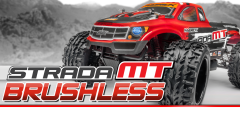 Strada Red MT Brushless 1/10 Electric Monster Truck