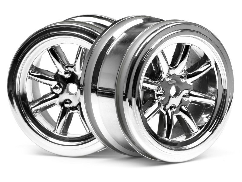 VINTAGE 8 SPOKE TEKERLEKLİ 26mm PARLAK KROM 0mm OFSET