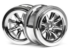 VINTAGE 8 SPOKE TEKERLEKLİ 26mm PARLAK KROM 0mm OFSET