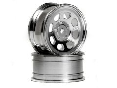 1/10 STOCK CAR WHEEL 26mm CHROME (1mm OFFSET)