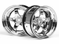 1/10 WORK MEISTER S1 WHEEL 26mm CHROME (6mm OFFSET)