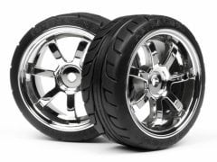 1/10 Mounted T-Grıp Tıre 26Mm Rays 57S-Pro Wheel Chrome