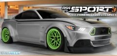 HPI 1/10 RS4 Sport 3 RTR w/2015 Ford Mustang Body & 2.4GHz Radio System
