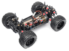 MAVERICK STRADA MT 1/10 RTR ELECTRIC MONSTER TRUCK