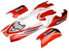 BAJA 5B BUGGY PAINTED BODY (RED/WHITE/GRAY) BOYALI HAZIR KAPORTA