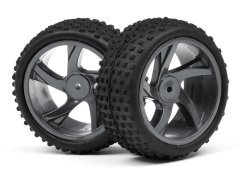 1/18 BUGGY WHEEL & TYRE ASSEMBLY (ION XB)